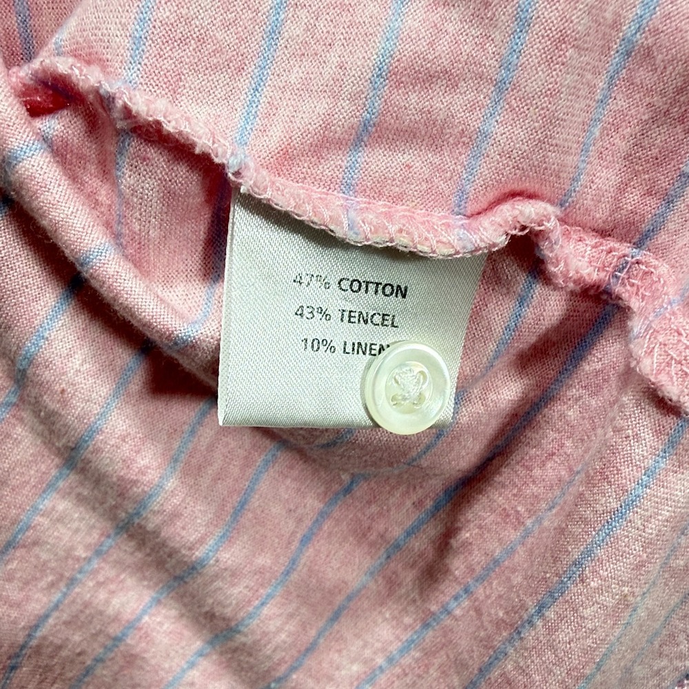 Peter Millar Polo Shirt Mens Large Pink Blue Crown Cool Striped Performance Golf - Picture 5 of 8